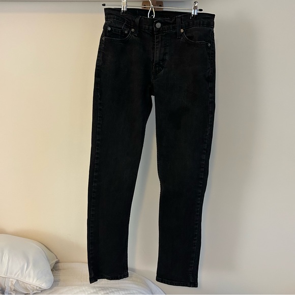 Men’s black Levi 514 jeans‎ W30 L32 - Picture 1 of 6